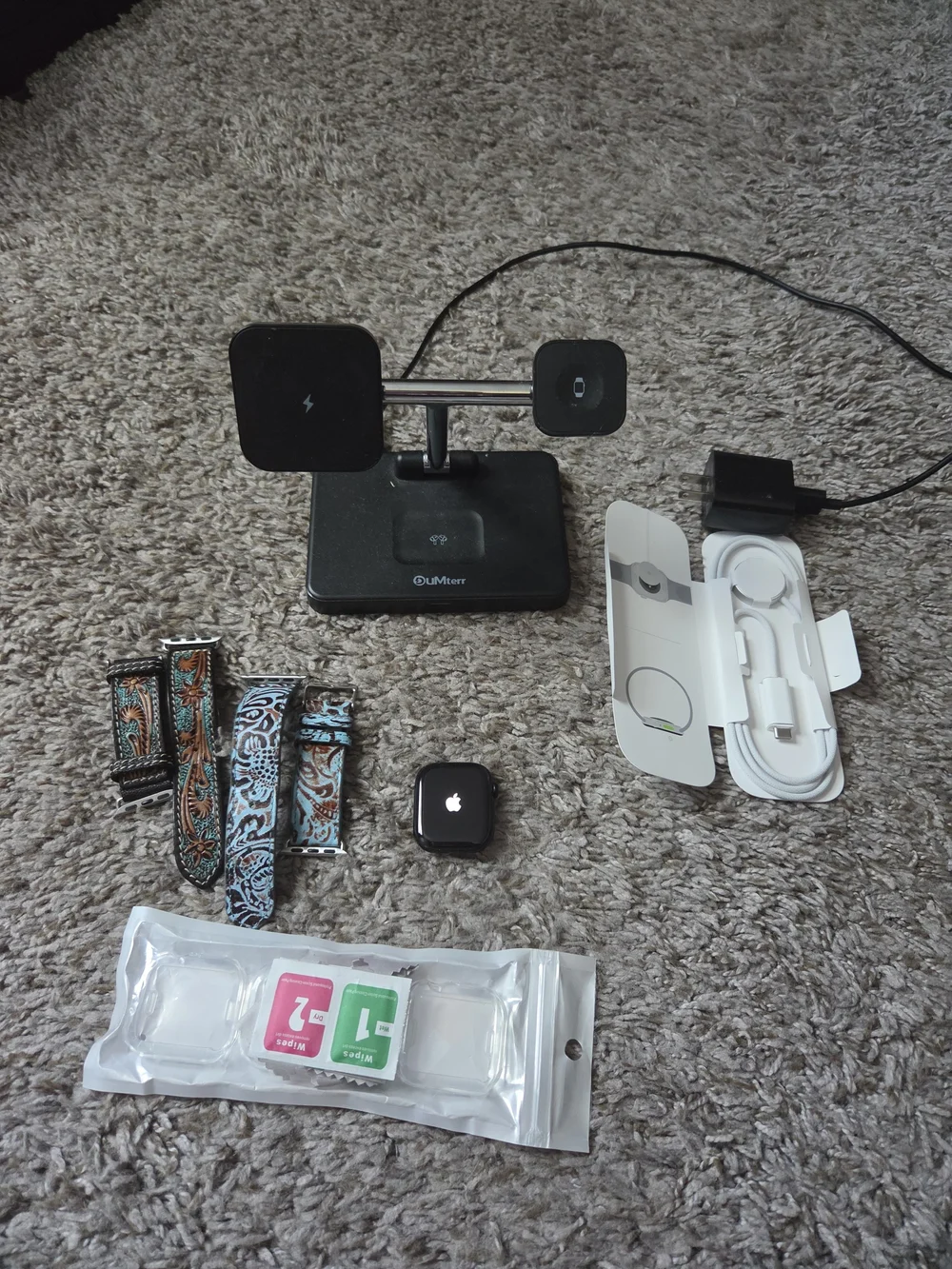 Apple Watch 42mm Jet Black(Verizon) With Accessories